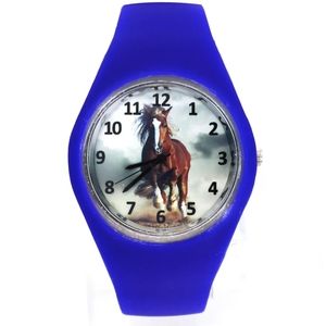 Blue Horse Watch Rodeo Western Country Rodeo Farm Ranch Caballo Vaquero Equestri